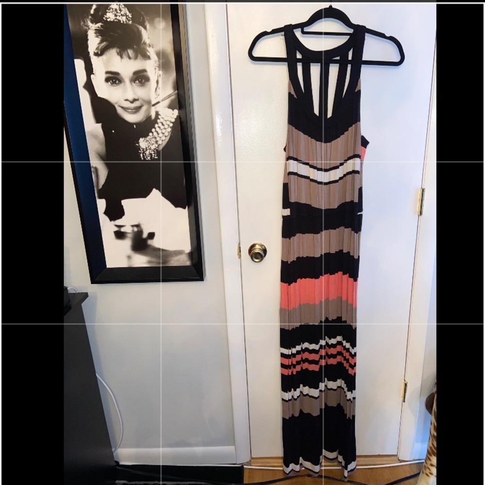 Beautiful Striped Resort Weat Maxi Dress